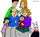Dibujo Familia pintado por ivan45