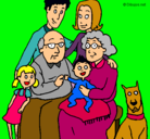 Dibujo Familia pintado por Yunuen 