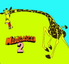 Dibujo Madagascar 2 Melman 2 pintado por aaaaaaaaaaaa