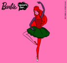 Dibujo Barbie bailarina de ballet pintado por llomp