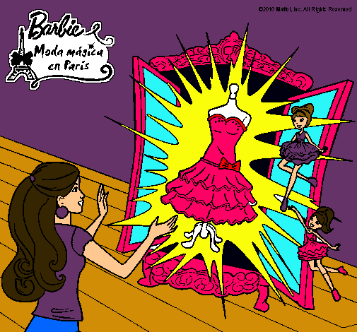 El vestido mágico de Barbie