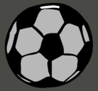 Dibujo Pelota de fútbol pintado por hdfgfvulngvs