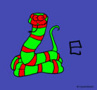 Dibujo Serpiente pintado por lotgbfxz