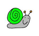 Dibujo Caracol 4 pintado por maramimau