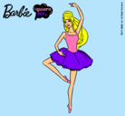 Dibujo Barbie bailarina de ballet pintado por roxxyy