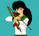 Dibujo Kagome pintado por MeryJodar