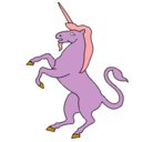 Dibujo Unicornio pintado por karenveronic