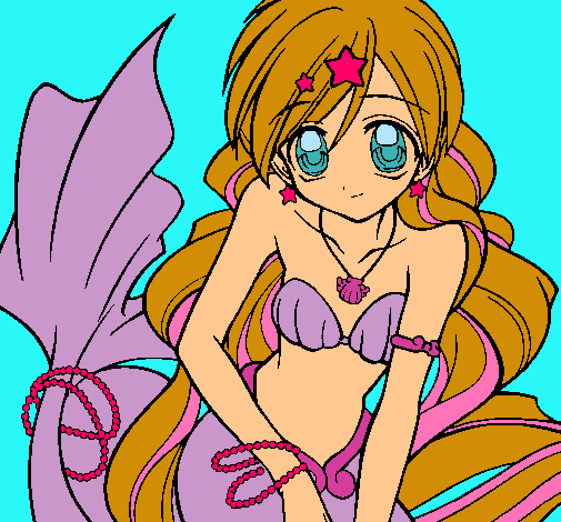 Dibujo Sirena pintado por nadialis
