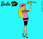 Dibujo Barbie cocinera pintado por Lydia