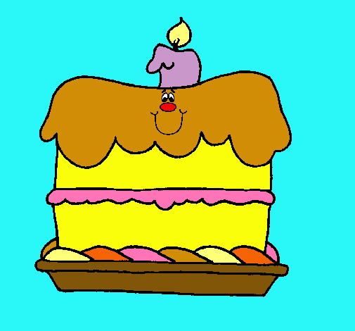 Pastel de cumpleaños