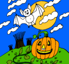 Dibujo Paisaje de Halloween pintado por MACARENA_21