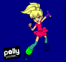 Dibujo Polly Pocket 2 pintado por nara