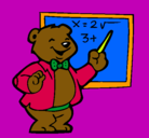 Dibujo Profesor oso pintado por SEBA
