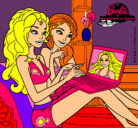 Dibujo Barbie chateando pintado por 45678900032