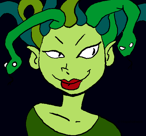 Mujer medusa