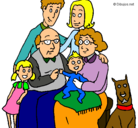Dibujo Familia pintado por emilishik