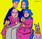 Dibujo Familia pintado por pap1