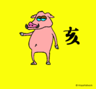 Dibujo Cerdo  pintado por kevingil