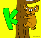 Dibujo Koala pintado por telma