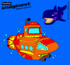 Dibujo Imaginext 3 pintado por ISA200