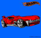 Dibujo Hot Wheels 3 pintado por lpllllllllll