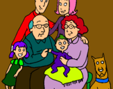 Dibujo Familia pintado por tepii