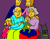 Dibujo Familia pintado por DELFINAGOUEF
