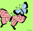 Dibujo Mariposas pintado por emaema