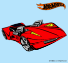 Dibujo Hot Wheels 4 pintado por marydee