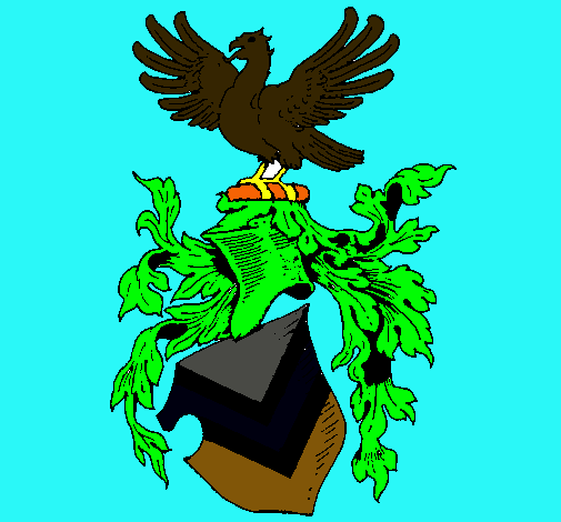 Escudo de armas y aguila 