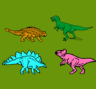 Dibujo Dinosaurios de tierra pintado por tmnjfn