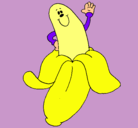 Dibujo Banana pintado por lisbett