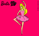 Dibujo Barbie bailarina de ballet pintado por travita