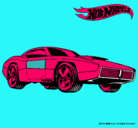 Dibujo Hot Wheels 1 pintado por SAML