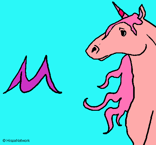 Dibujo Unicornio pintado por AgosyAri