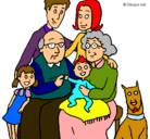 Dibujo Familia pintado por ballatrix