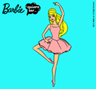 Dibujo Barbie bailarina de ballet pintado por draco