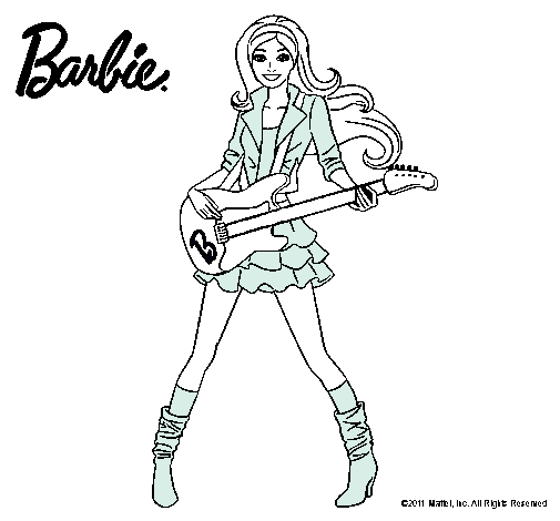 Barbie guitarrista