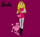 Dibujo Barbie con sus mascotas pintado por javiboza