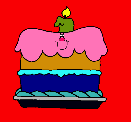 Pastel de cumpleaños