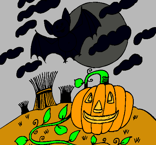 Paisaje de Halloween