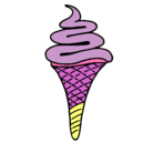 Dibujo Helado de un sabor pintado por ice-cream