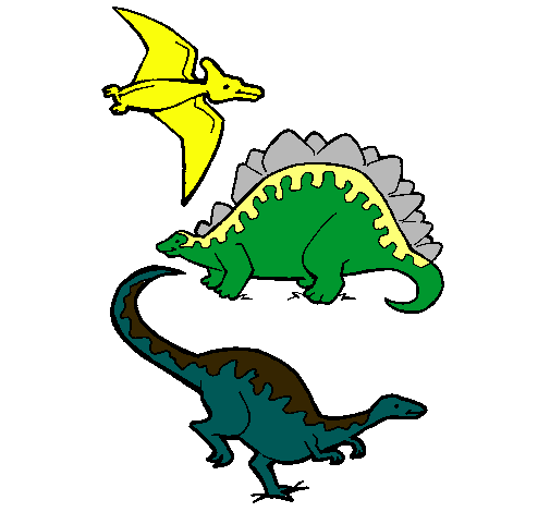 Tres clases de dinosaurios