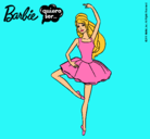 Dibujo Barbie bailarina de ballet pintado por nandali