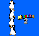 Dibujo Madagascar 2 Pingüinos pintado por 89fb