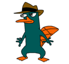 Dibujo Perry pintado por XDDD