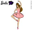 Dibujo Barbie bailarina de ballet pintado por holaa