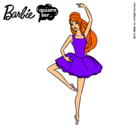 Dibujo Barbie bailarina de ballet pintado por pinguno