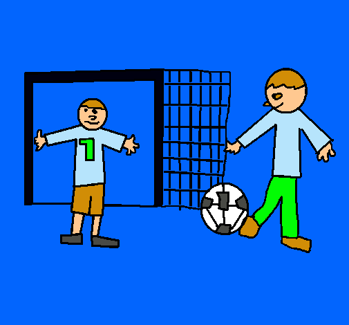 Dibujo Fútbol 2 pintado por antonellan