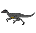 Dibujo Velociraptor pintado por JUANDNIEL4